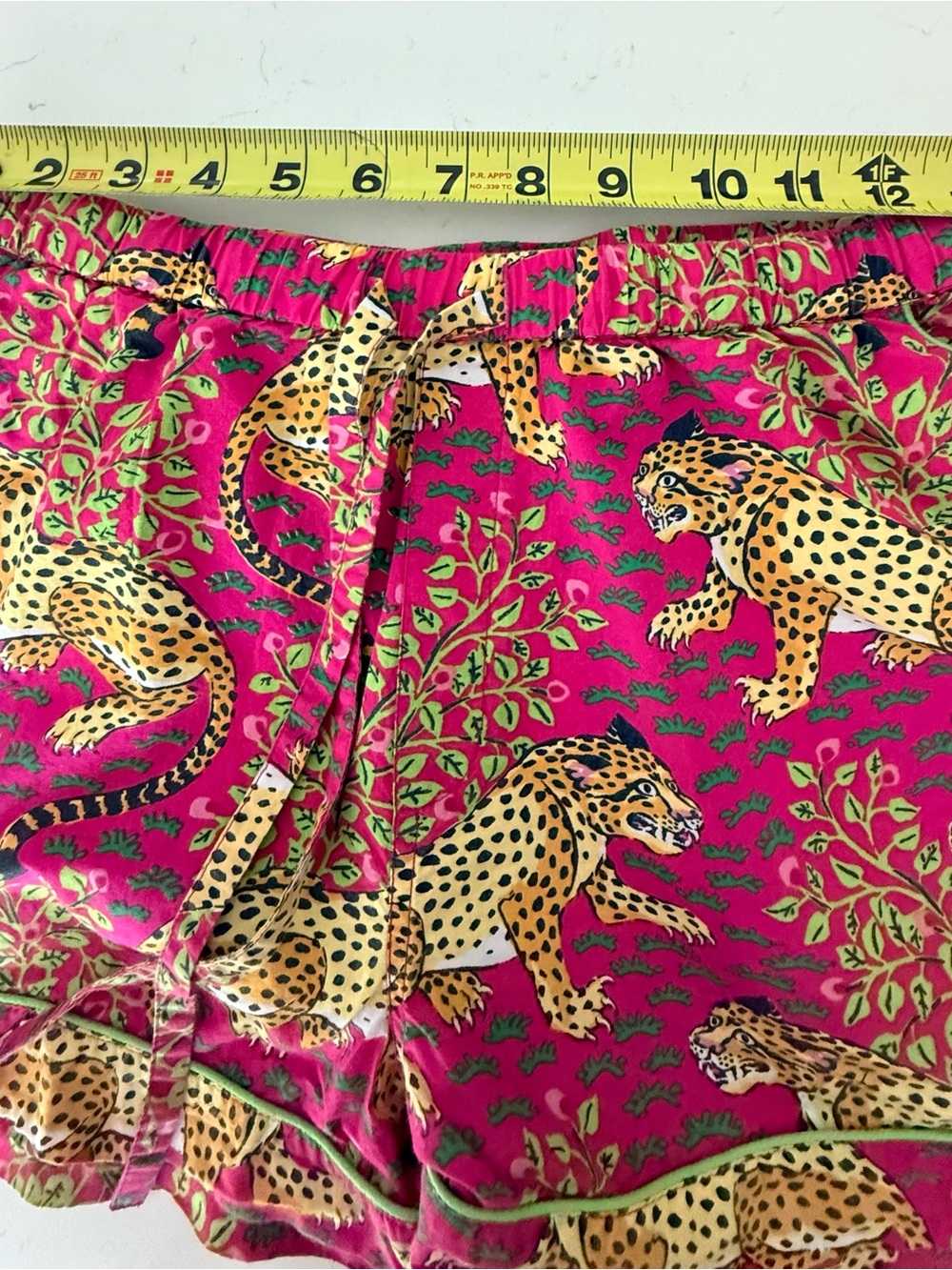 Print Fresh Pajama Set Womens XS Pink Bagheera Leopard 100% Organic Cotton - Picture 14 of 16